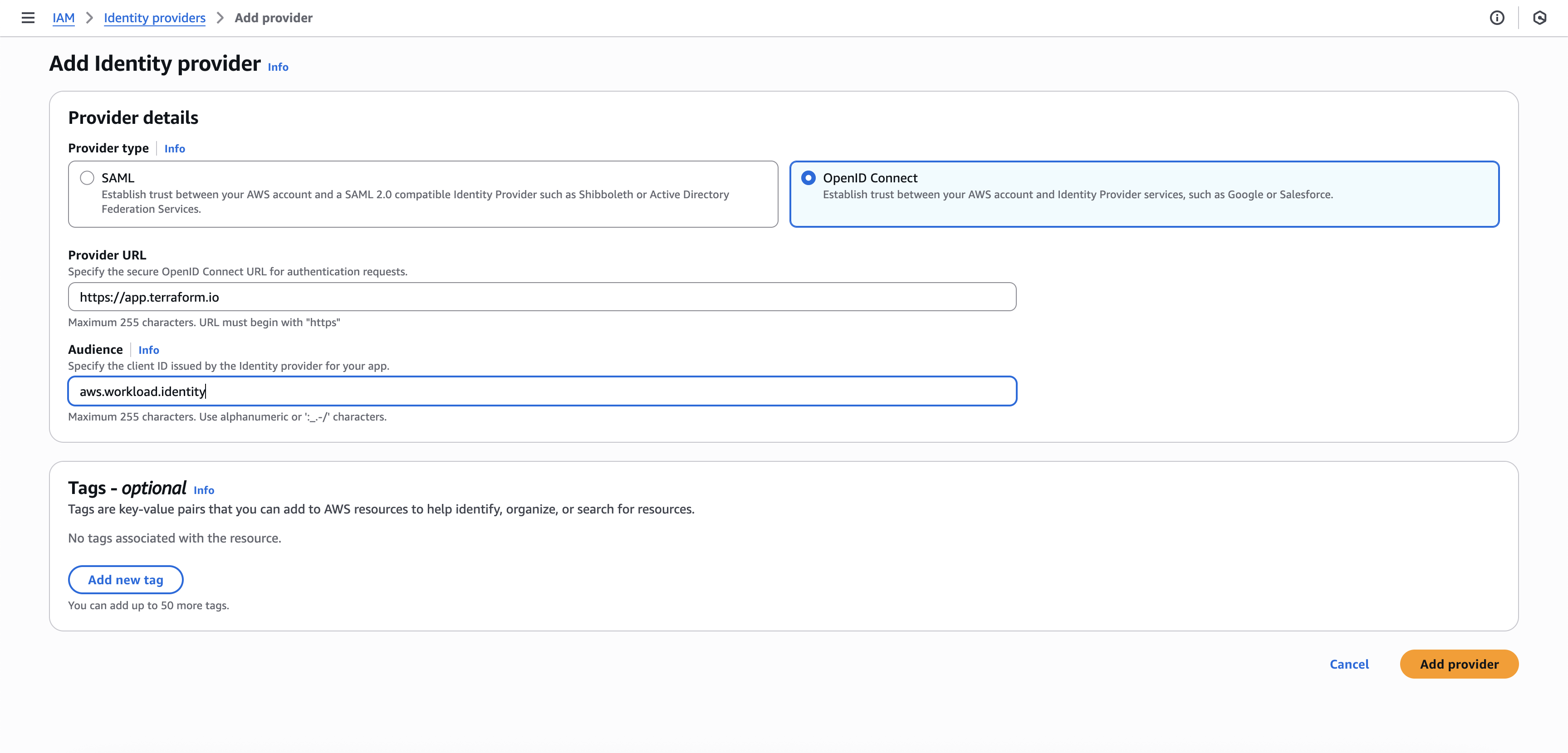 aws-iam-terraform-openid-connect