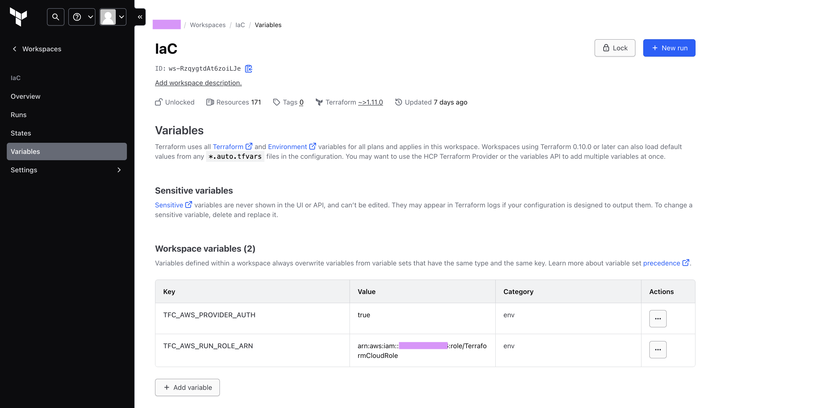 terraform-cloud-variables
